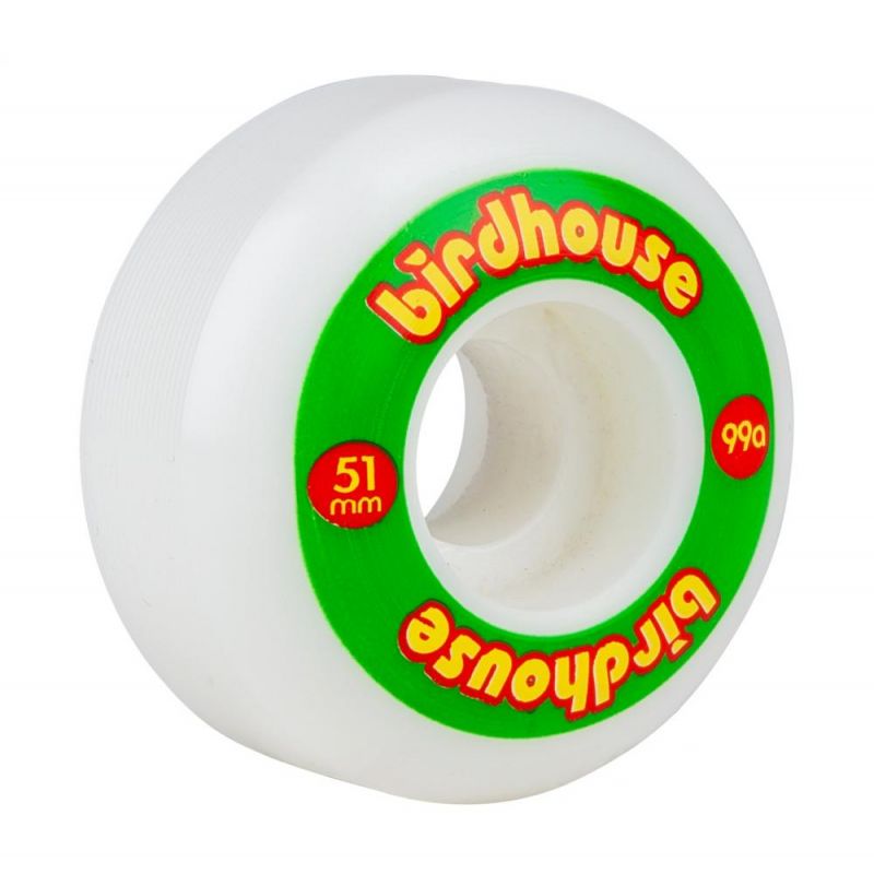 Birdhouse Logo 51mm Skateboard Wheels - Rasta