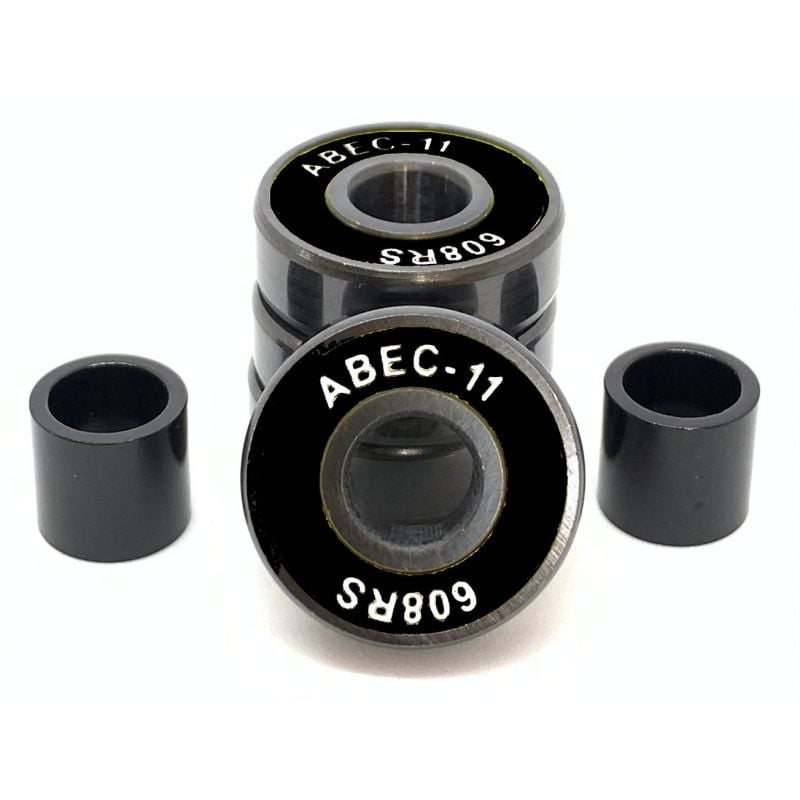 Logic Black ABEC 11 High Performance Scooter Bearings x4 Set 
