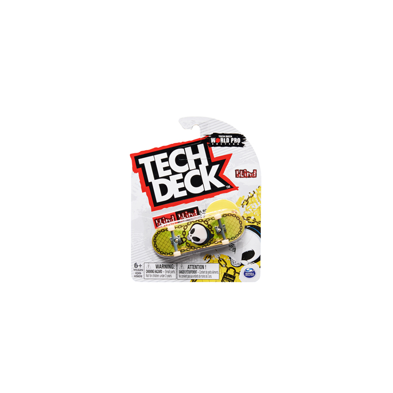 Tech Deck 96mm Fingerboard (M24) - Blind Yellow Green