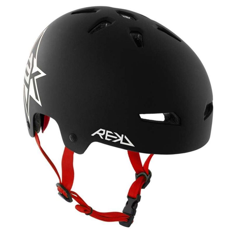 REKD Elite Icon Skate Helmet - Black / White