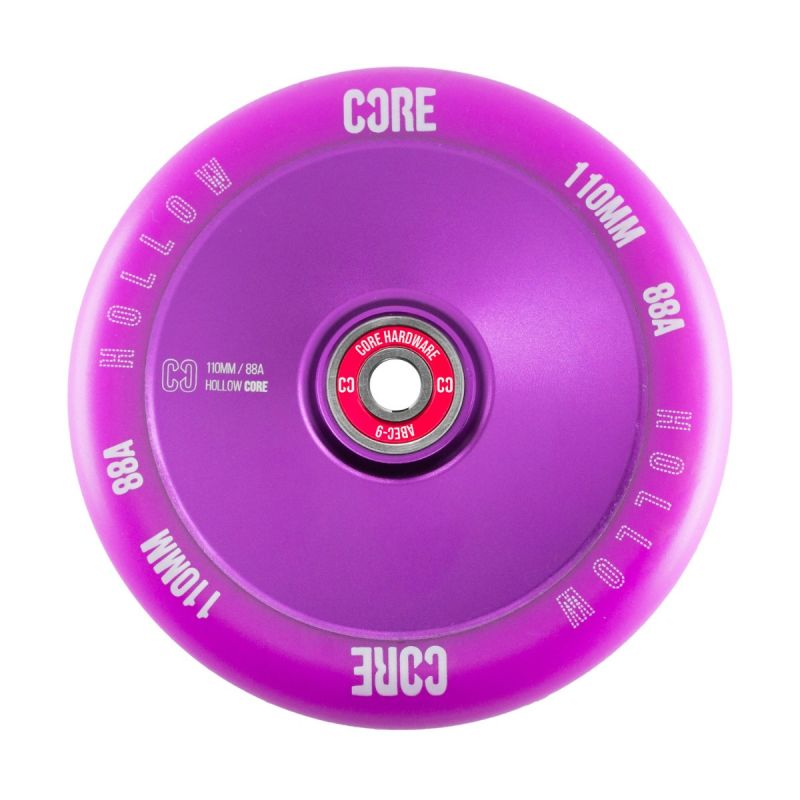CORE Hollow Core V2 110mm Scooter Wheels - Purple