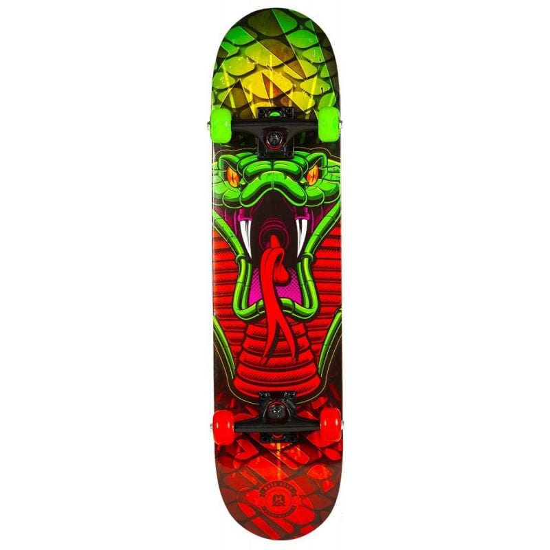 Madd Gear MGP Pro Series Reptilia Red / Green Skateboard – 31” x 8”