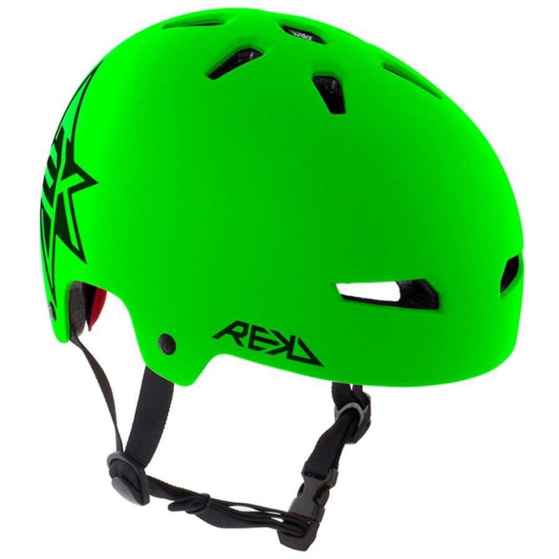 REKD Elite Icon Skate Helmet - Green / Black