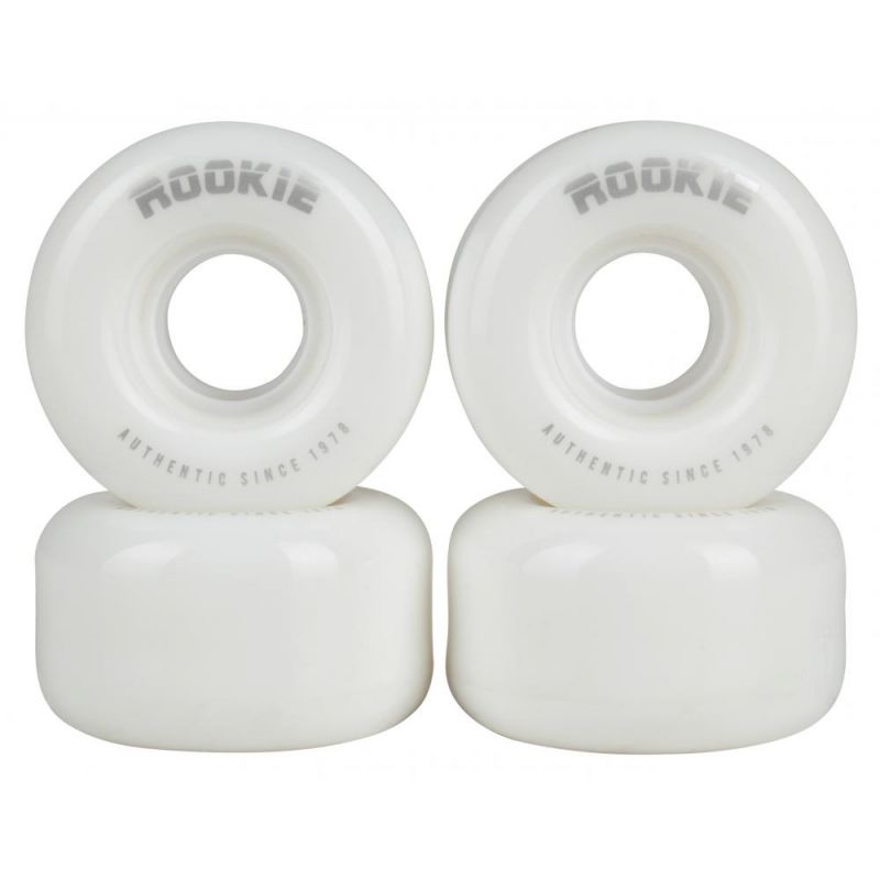 Rookie Disco Quad Roller Skate Wheels - White