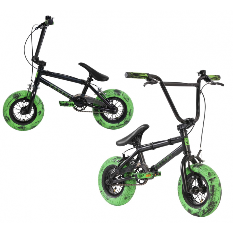 Invert Supreme Havoc Mini BMX Bike - Black / Green