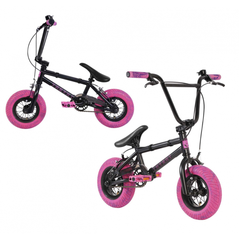 Invert Supreme Havoc Mini BMX Bike - Black / Pink
