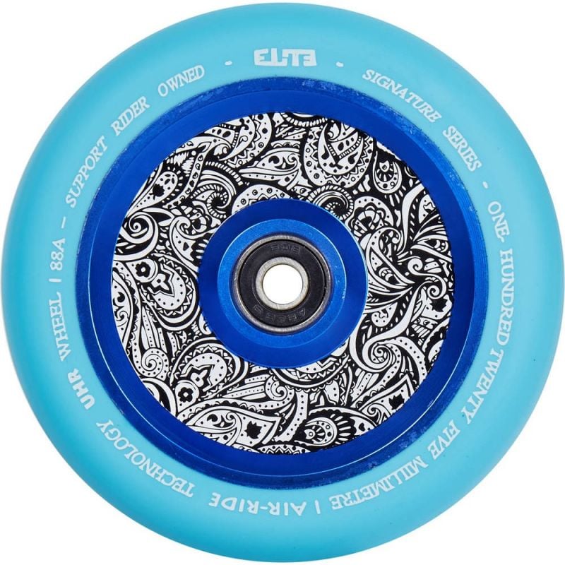 Elite Air Ride 125mm Scooter Wheel - Blue Floral