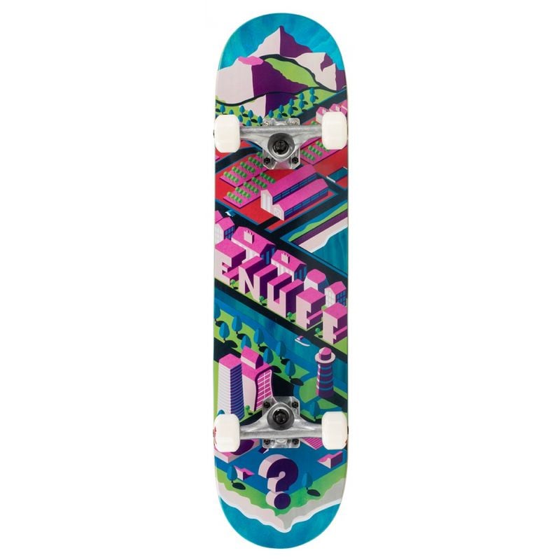 Enuff Isotown 7.75" Complete Skateboard - Blue