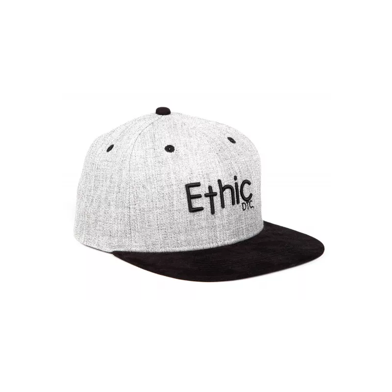 Ethic DTC Snapback Cap - Deerstalker Grey