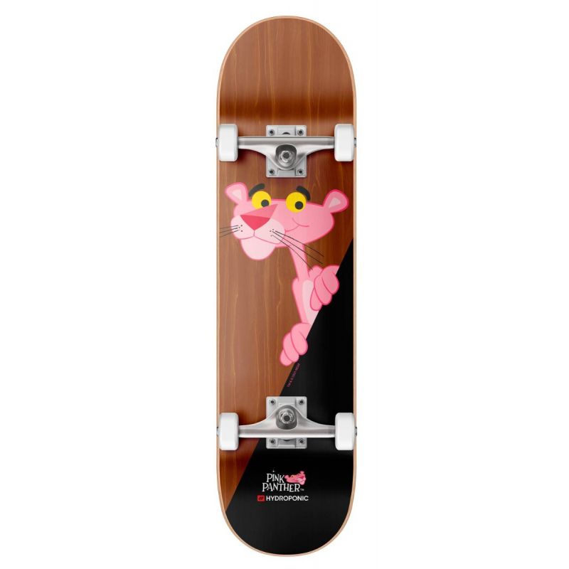 Hydroponic X Pink Panther 7.75" Complete Skateboard - Cut Brown