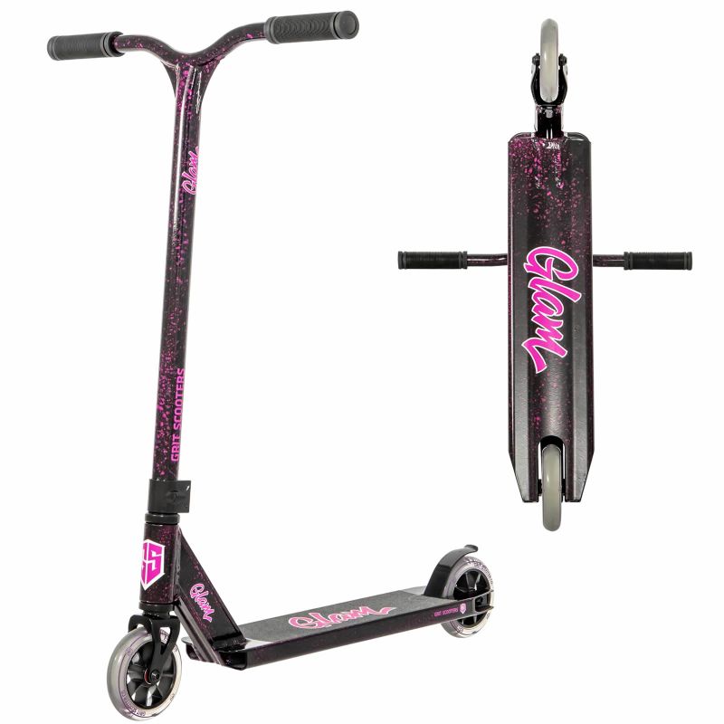 B-STOCK Grit Glam Marble Black Pink 2021 Stunt Scooter