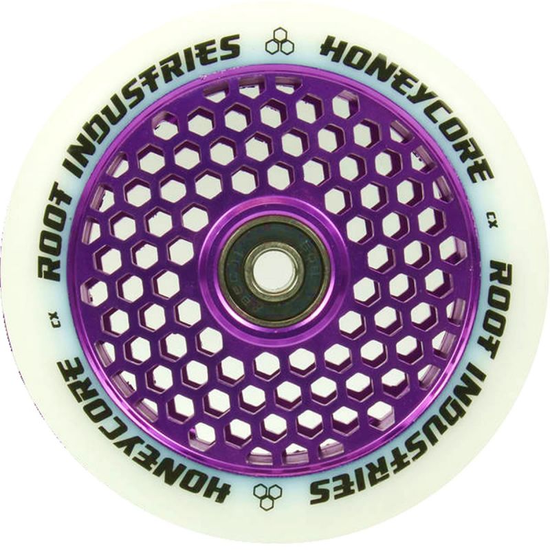 Root Industries Honeycore 110mm Scooter Wheel - White Purple