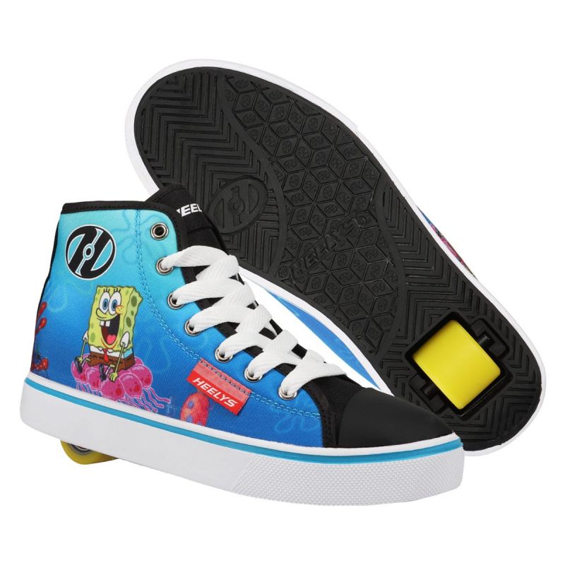 Heelys x Spongebob Hustle Shoes - Black / White / Multi