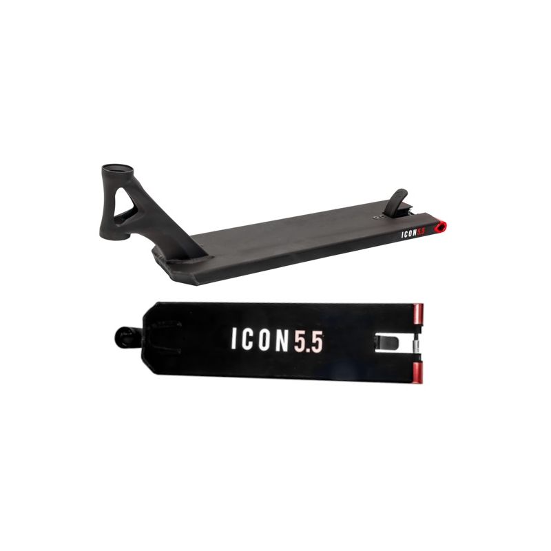 Drone Icon 5.5" Street Scooter Deck - Black 22"