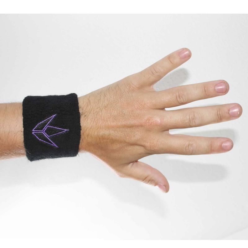 Blunt Envy Wrist Sweatband- Black / Purple