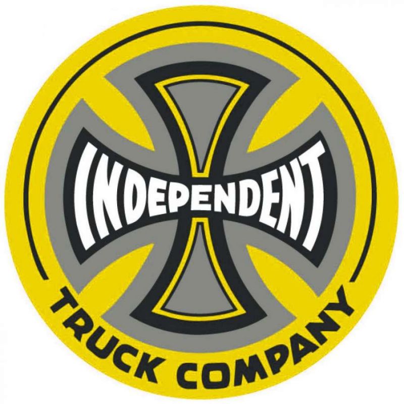 Independent 77 Truck Co Sticker - Yellow