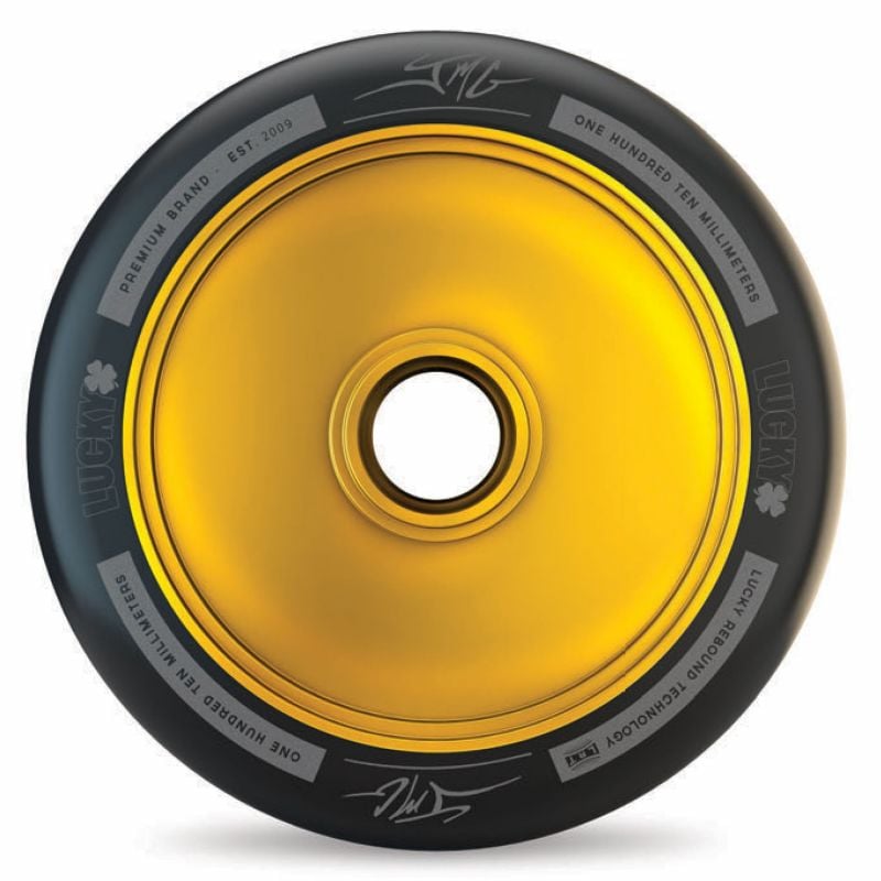 Lucky Jon Marco Signature 110mm Gold Scooter Wheel