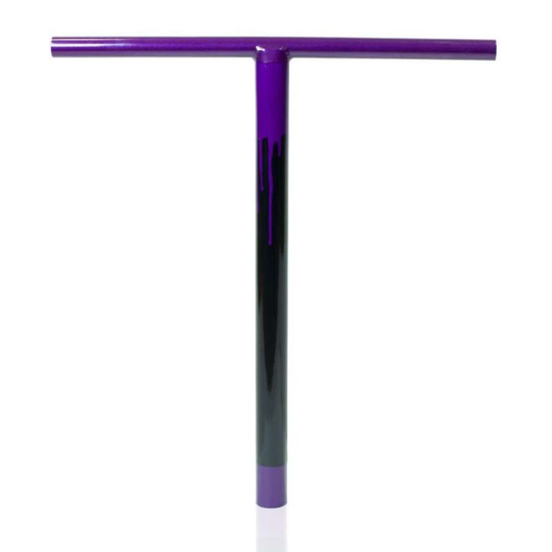 Lucky Pro Oversized HIC Scooter Bars - Black / Purple