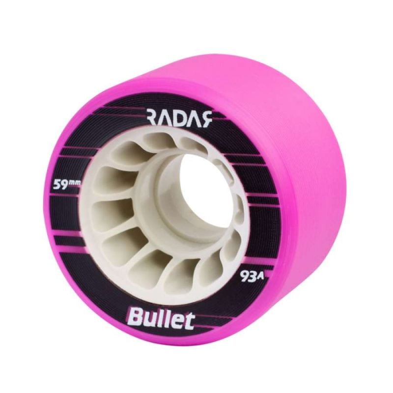 Radar Bullet Derby Wheel Neon Purple – 59mm 93A x4
