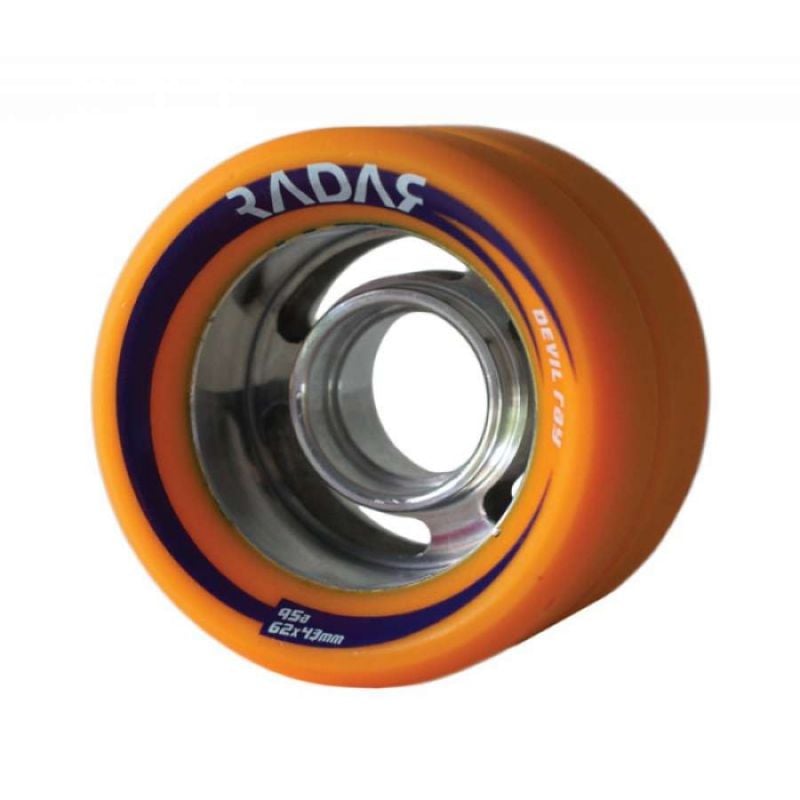 Radar Devil Ray Derby Wheels Orange – 59mm 95A x4