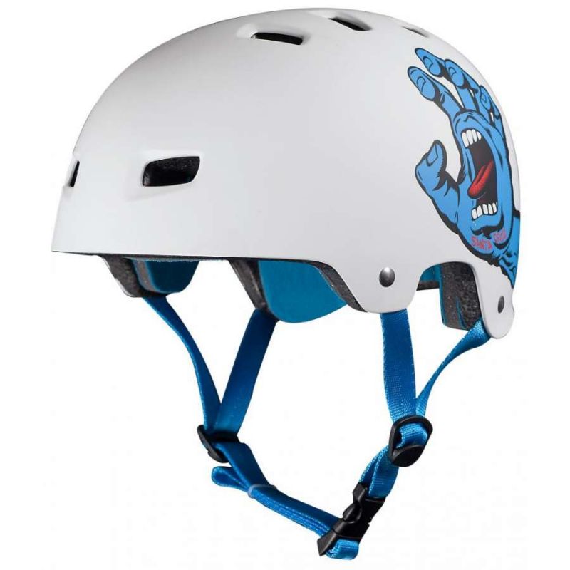 Bullet Skate Helmet Santa Cruz White Blue