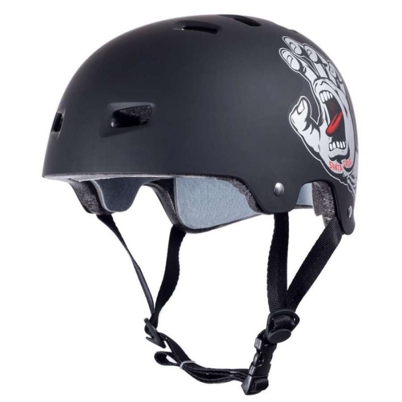 Bullet Skate Helmet Santa Cruz Black Silver