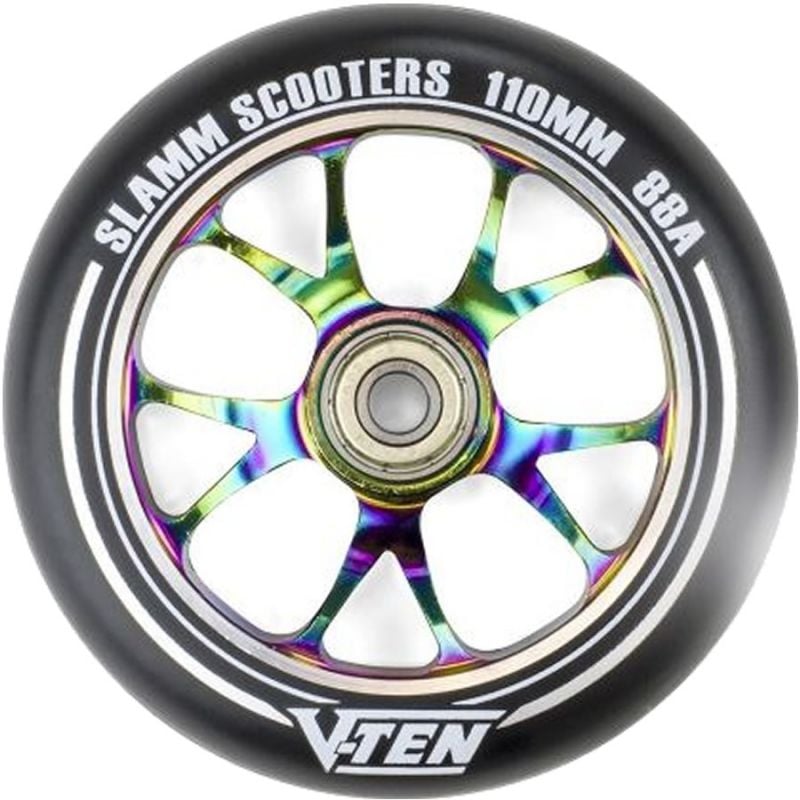 Slamm V Ten II 110mm Scooter Wheel - Neochrome