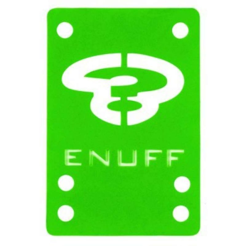 Enuff Skateboard Shock Pads (Pair) - Green