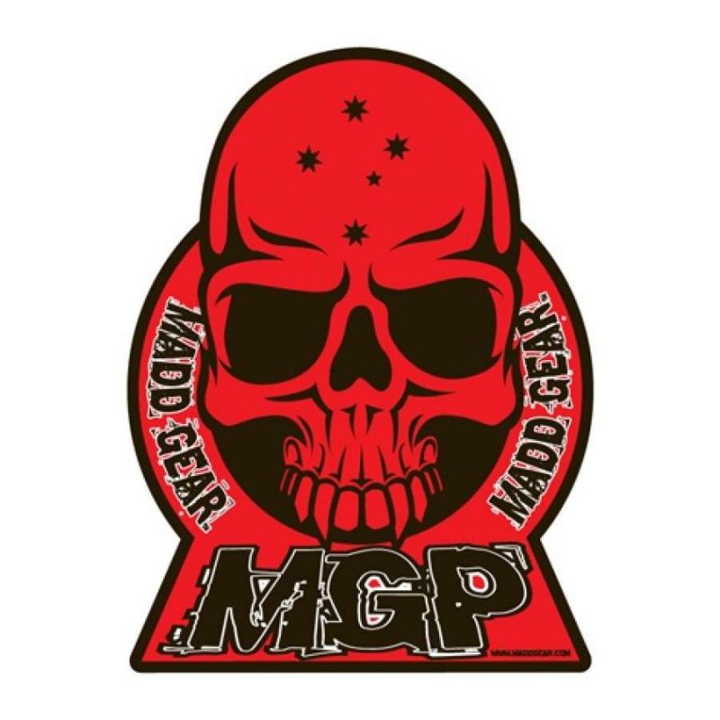 Madd MGP Skull Sticker - Red