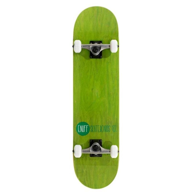 Enuff Logo Stain Complete Skateboard - Green