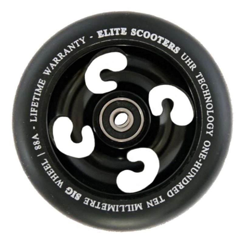 Elite Sig UHR 110mm Scooter Wheel Black on Black