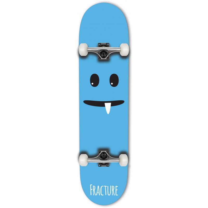 Fracture Lil Monsters Series Complete Skateboard - Blue 7.75"