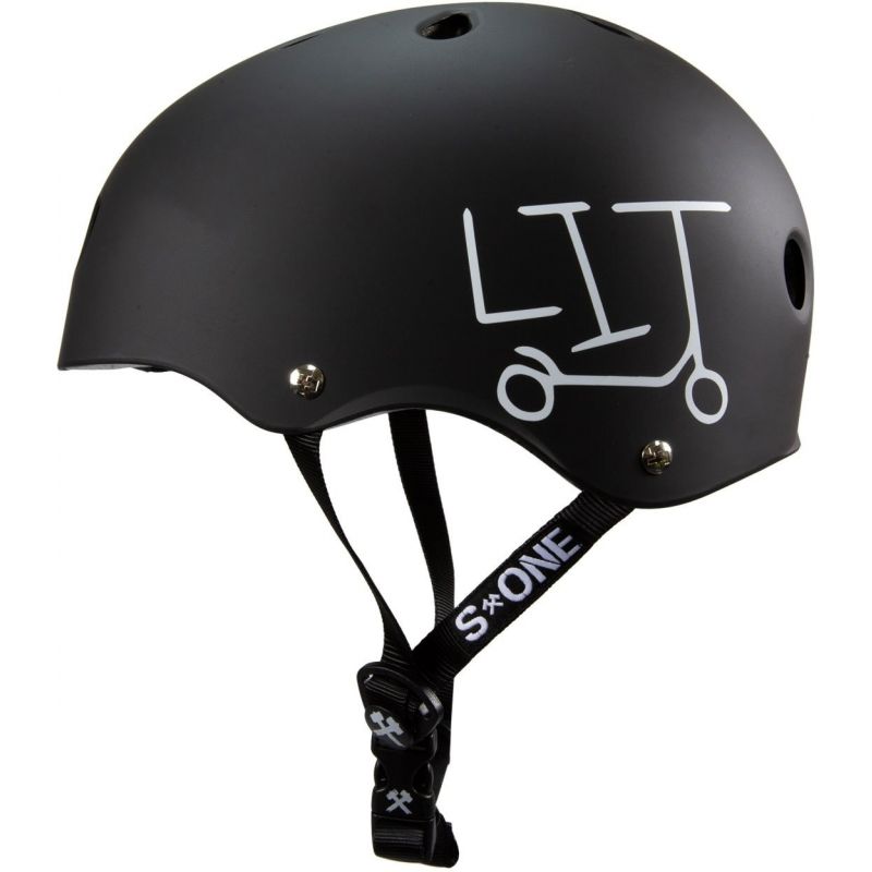 S1 Lifer LIT Scooter Skate Helmet - Matte Black
