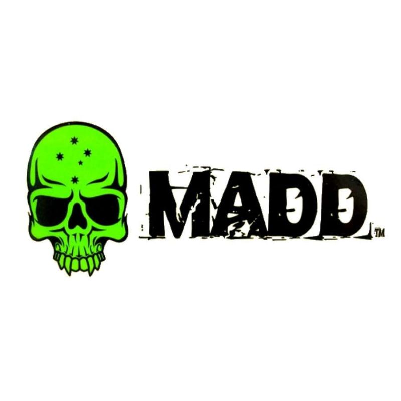 Madd MGP Skull Sticker & Logo - Green