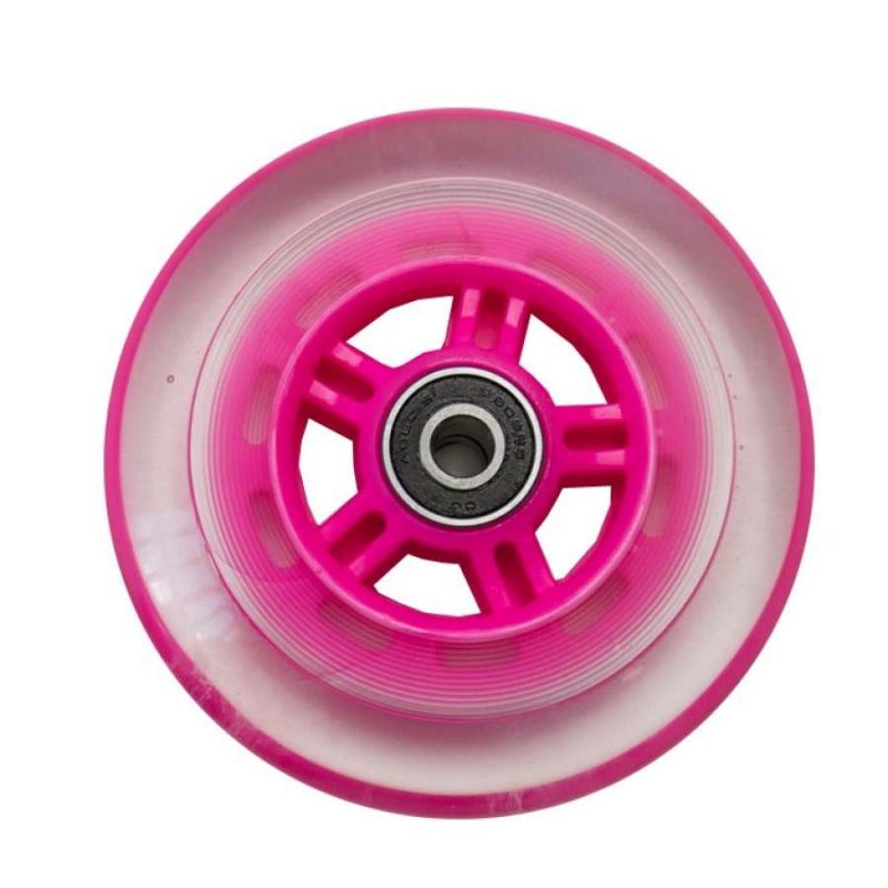 JD Bug 100mm Wheels Pink with Bearings - 2 Pack