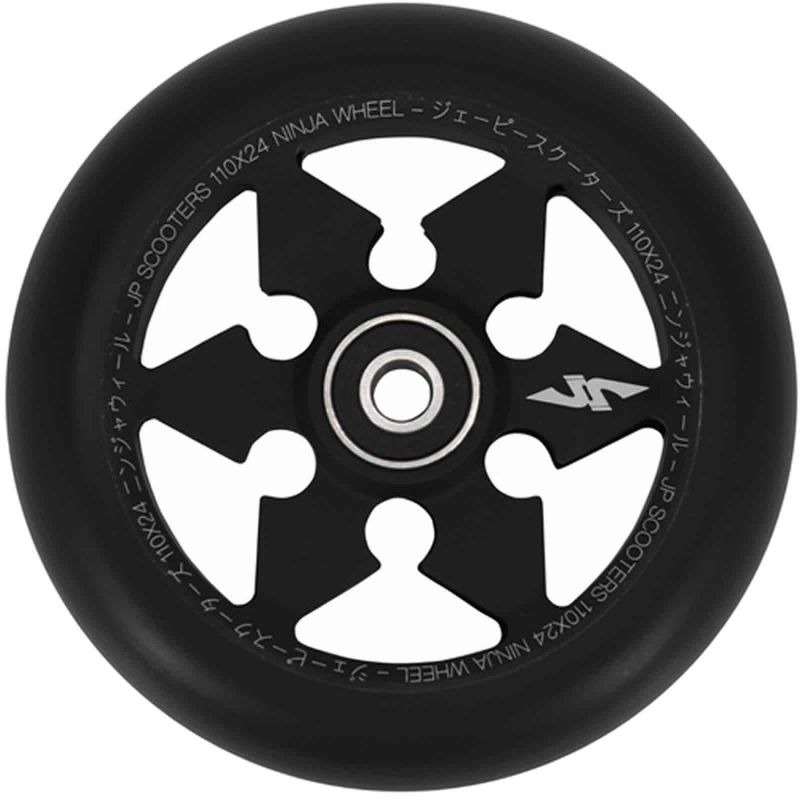 JP Scooters Ninja Scooter Wheels - Black - 110mm