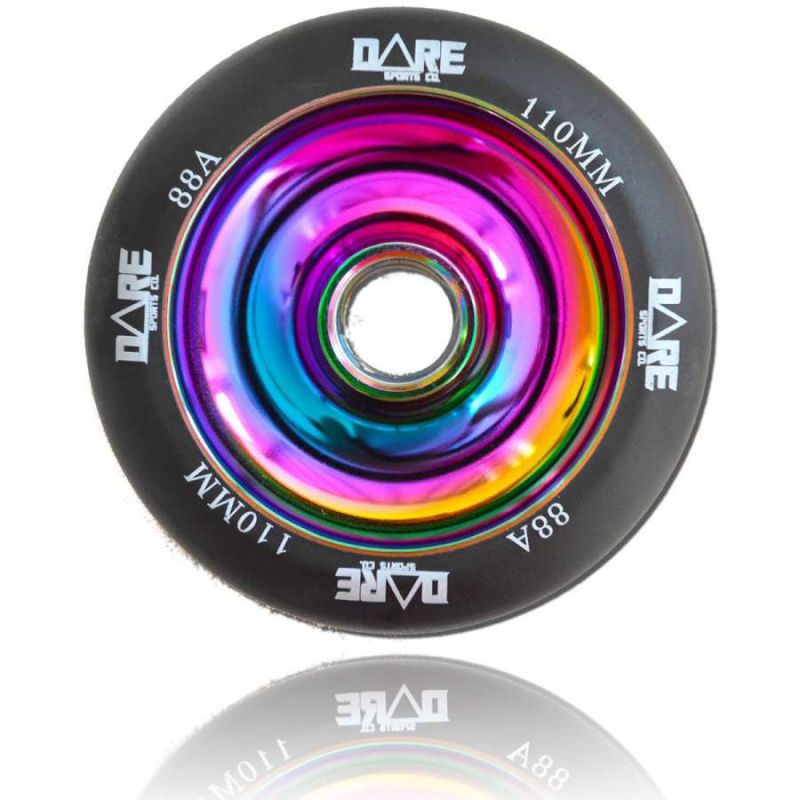 Dare Solid Core 110mm Scooter Wheel – Neochrome Oil Slick