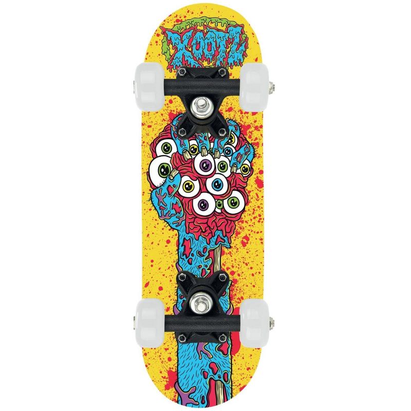 Xootz 5" Mini Skateboard - Yellow