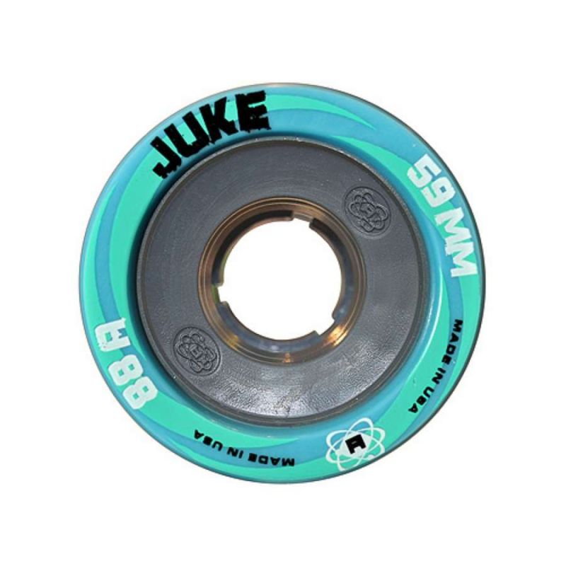 Atom Juke Blue 59mm 88A Derby Roller Wheels x4