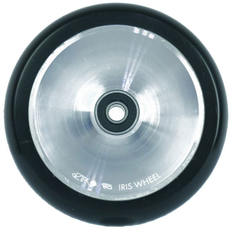 Aztek Iris Raw Silver Chrome 110mm Scooter Wheel