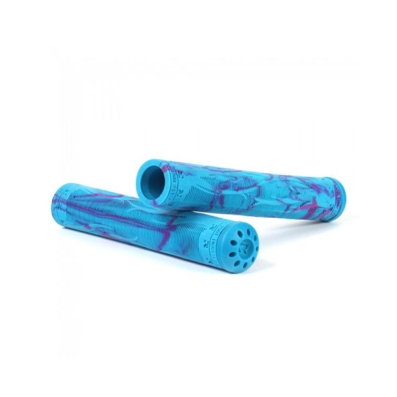 Root Industries R2 Mixed Scooter Grips - Aqua / Purple - 175mm