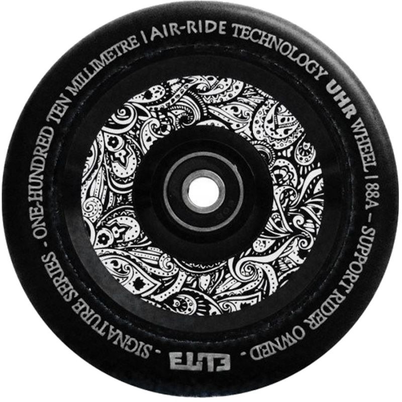 Elite Air Ride 125mm Black / Floral Scooter Wheel