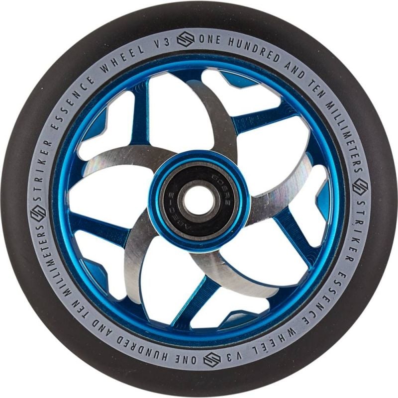 Striker Essence V3 110mm Scooter Wheel - Black / Blue