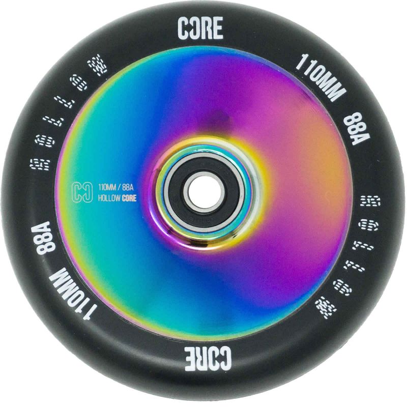 CORE Hollow Core V2 110mm Scooter Wheels - Neochrome Oil Slick