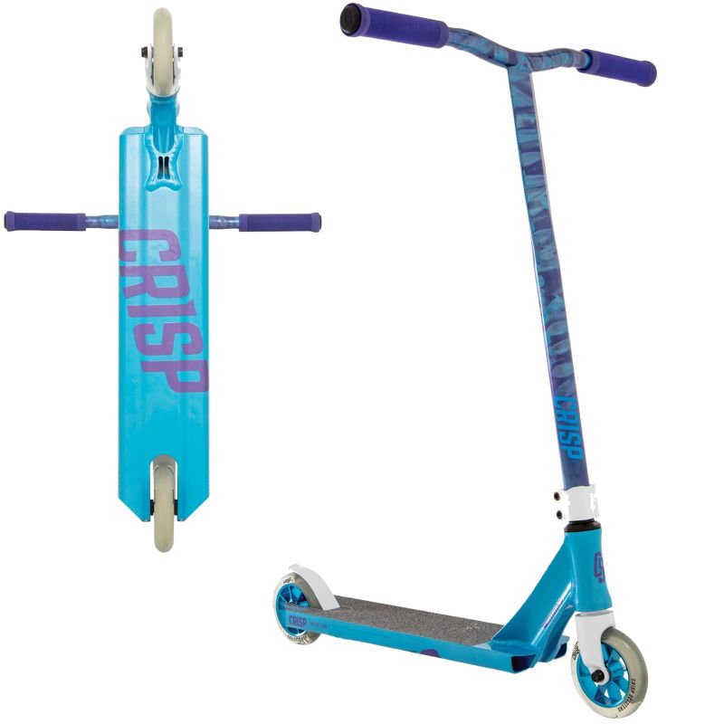 Crisp Inception Complete Stunt Scooter - Blue / Cloudy Purple