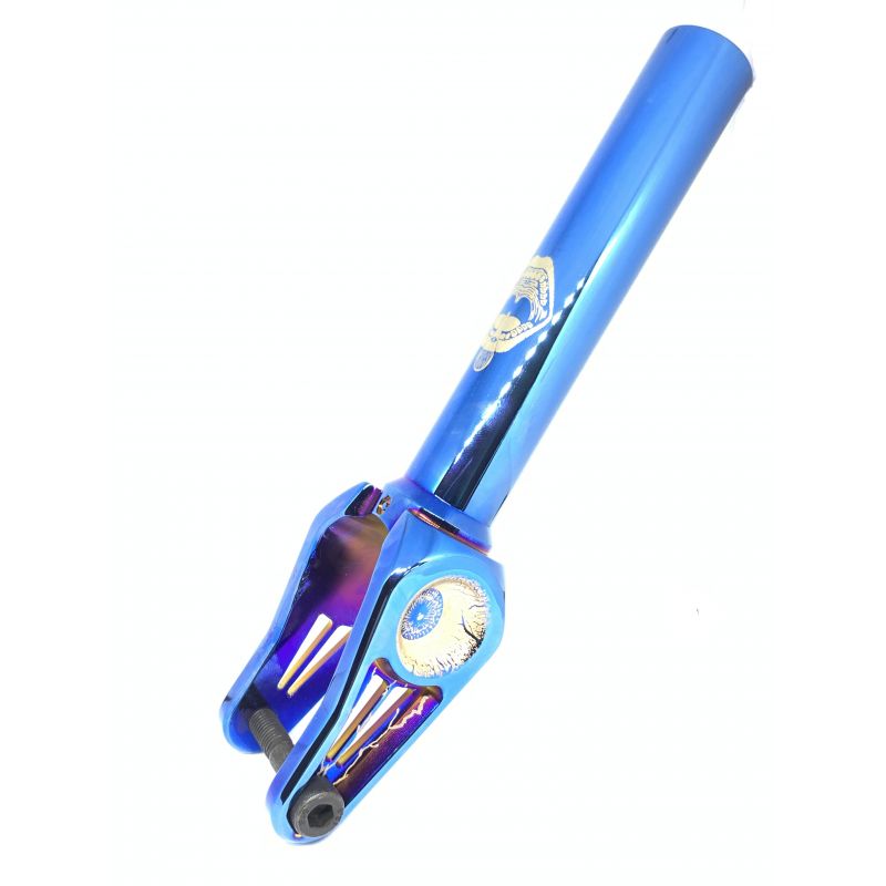 Chubby Cyclops Blue Chrome SCS / HIC Scooter Fork