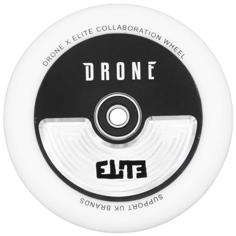 Drone X Elite Collab 110mm Scooter Wheels - White