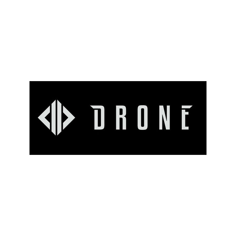 Drone Modern Logo Sticker - Black
