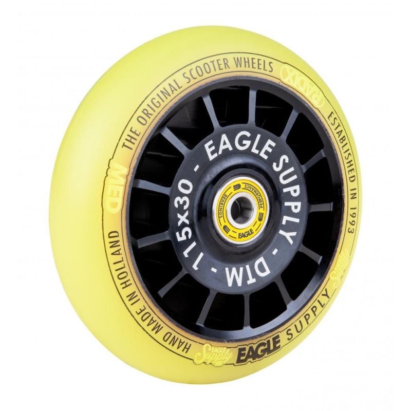 Eagle Radix DTM Hollowtech 115mm Scooter Wheel - Yellow