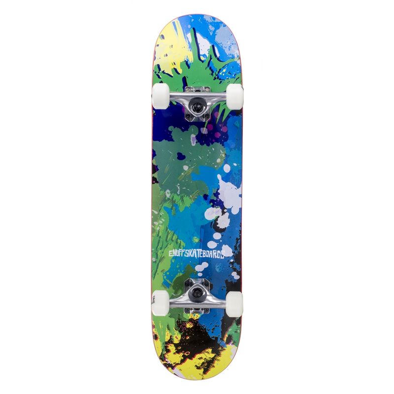 Enuff Splat Complete 7.75" Skateboard - Green / Blue
